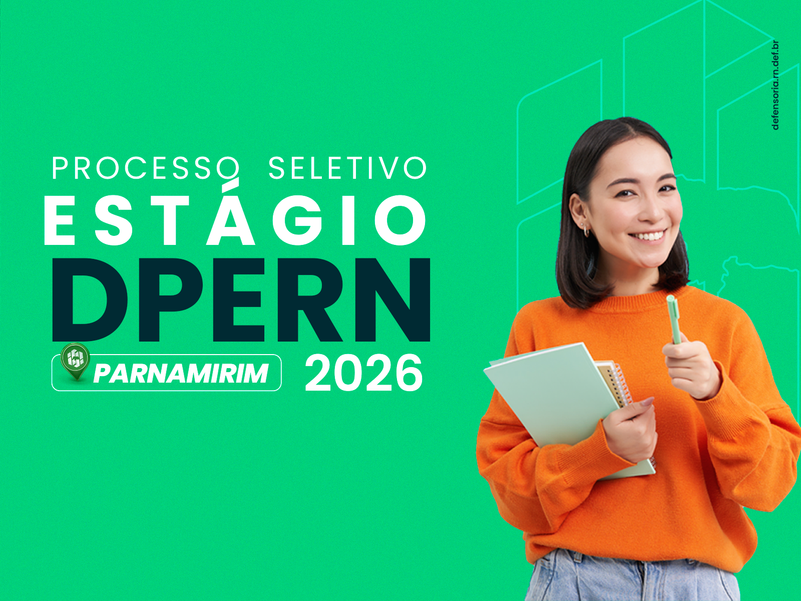 ESTÁGIO: Núcleo de Parnamirim abre seletiva para formação de cadastro reserva de graduação em Direito